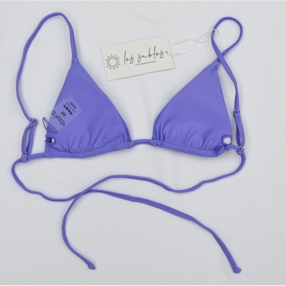 Purple Ribbed Bikini Set - Picture 3 of 6